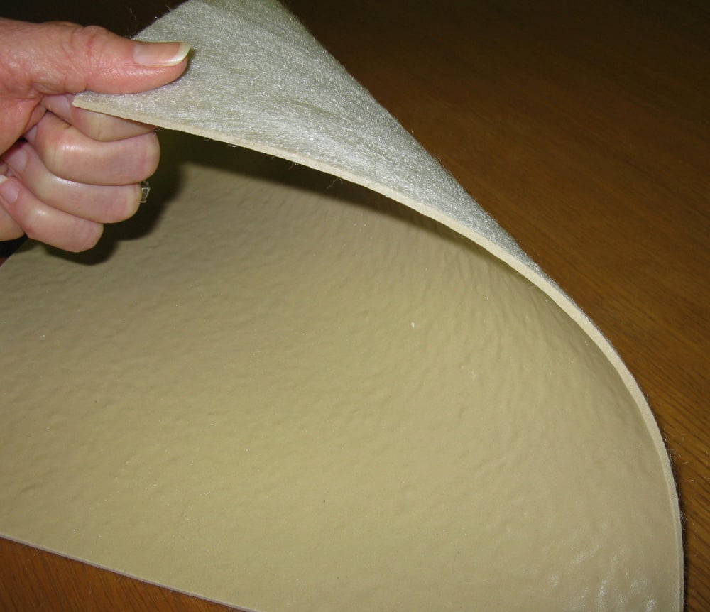 LSI Rug Pad™ made of high density polyurethane for the highest levels of resilence