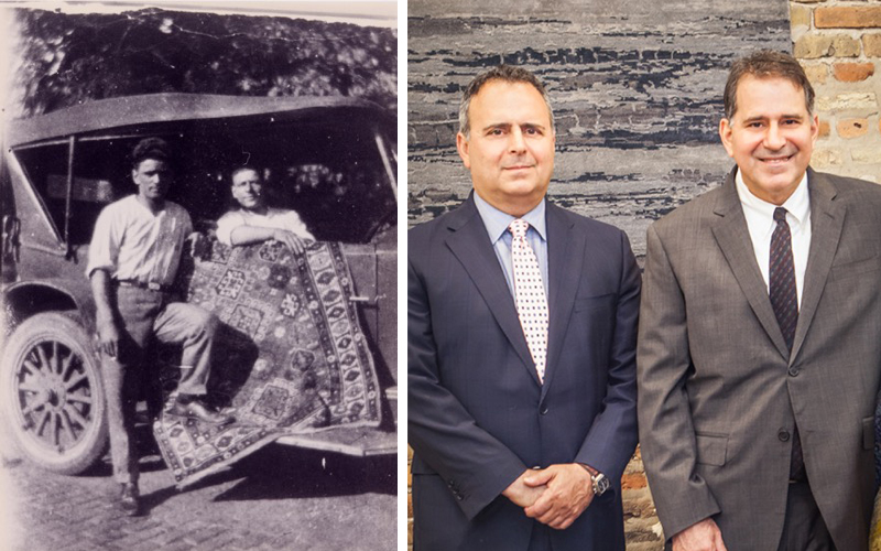 Oscar Isberian Rugs Historical Photo